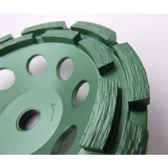   DIATECH gyémánt csiszolótányér CCW-STD-DUPLA 125x22,2x5,5mm - ZÖLD (Beton, márvány és gránit)