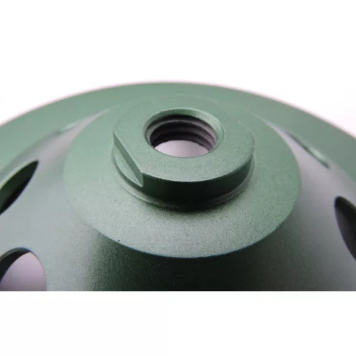 DIATECH gyémánt csiszolótányér CCW-STD-DUPLA 125x22,2x5,5mm - ZÖLD (Beton, márvány és gránit)