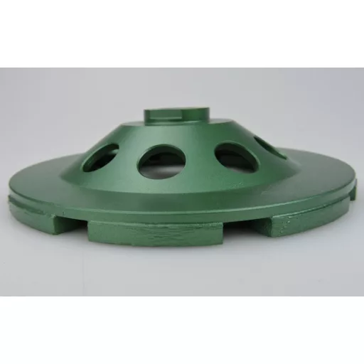 DIATECH gyémánt csiszolótányér CCW-STD-DUPLA 125x22,2x5,5mm - ZÖLD (Beton, márvány és gránit)