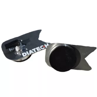   DIATECH csempefúró sablon  Ø40mm-ig - Volfram és Gyémánt szemcsés fúrókhoz (vákuumos rögzítő koronggal)