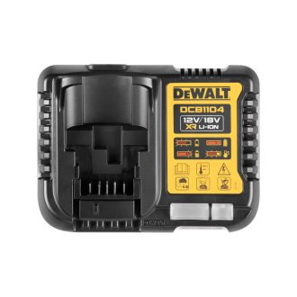   DEWALT akkumulátortöltő DCB1104-QW - 4A_Slim, 12-18V-  XR + FLEXVOLT 