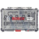 BOSCH profil és élmaró-készlet   6-rész - PRO (6mm szár) kofferes