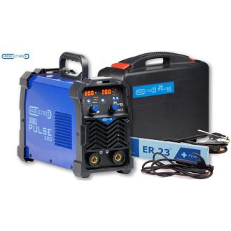   Hegesztő inverter MMA-200 200A MAX - PULSE, PANELECTRODE (kábelszett + koffer)