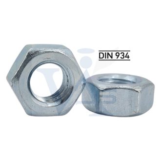   Anya DIN934 HATLAP HORG. [  8] M-  3,0mm  - [8] minőség HORGANYZOTT