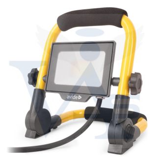   Hordozható reflektor   20w. AVIDE 230V  - Hálózati SMD LED - ALUMÍNIUM SLIM, ARFSFLCW (1000 lumen) IP65