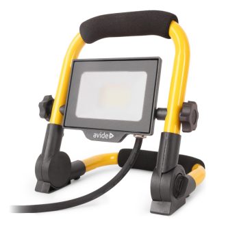   Hordozható reflektor   20w. AVIDE 230V  - Hálózati SMD LED - ALUMÍNIUM SLIM, ARFSFLCW (1000 lumen) IP65