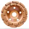 BAUTOOL gyémánt csiszolótányér 125x22,2 2_soros - ARANY (betoncsiszoló)