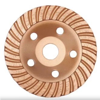   BAUTOOL gyémánt csiszolótányér 125x22,2 TURBO - ARANY (betoncsiszoló)