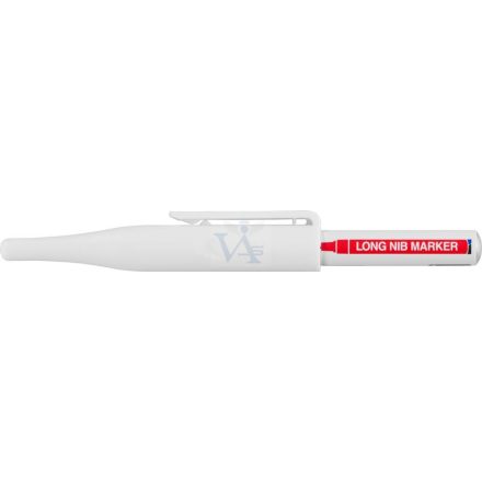 Jelölő Filc  3,0mm hegy (olajbázisú) FEHÉR - STREND_PRO, Hosszú furatjelölő! (Barkács!)
