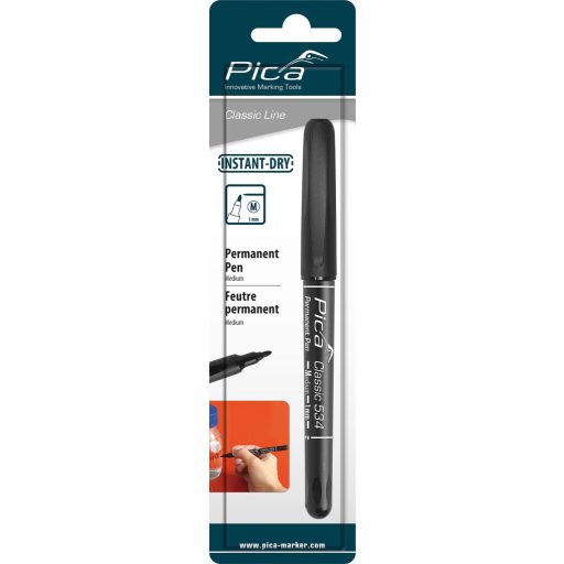 PICA jelölő Filc 534/46 - CLASSIC_FEKETE (1,0mm hegy)
