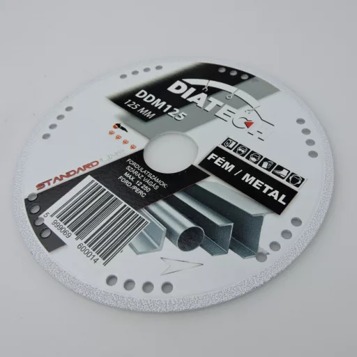 DIATECH gyémánt FÉM-vágótárcsa STANDARD_Line 125x22,2x  2,3mm (Kifejezetten vas, acél és rozsdamentes anyag vágásához)