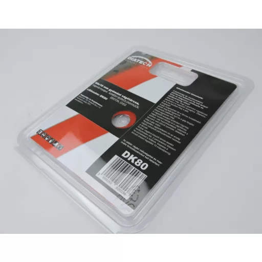 DIATECH üvegvágó és csiszolótárcsa DK  80      80x22,2x16,0mm (Galván bevonatú tárcsa)