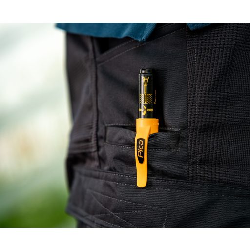 PICA Mélyfurat-jelölő filc 150/46 - INK_FEKETE (csíptetővel)