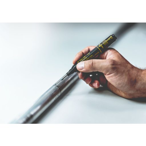 PICA Mélyfurat-jelölő filc 150/46 - INK_FEKETE (csíptetővel)