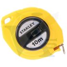 STANLEY mérőszalag 10,0fm/9,5mm ACÉL - Zárt földmérő, SÁRGA-FEKETE (0-34-102)