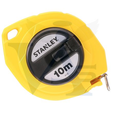 STANLEY mérőszalag 10,0fm/9,5mm ACÉL - Zárt földmérő, SÁRGA-FEKETE (0-34-102)