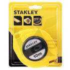 STANLEY mérőszalag 10,0fm/9,5mm ACÉL - Zárt földmérő, SÁRGA-FEKETE (0-34-102)