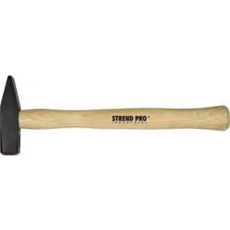   Kalapács   0,1kg Fa-nyél HM101 Strend-Pro - Lakatos (narancs sárga csíkos)