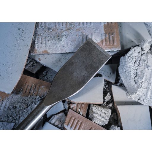 BOSCH SDS max lapos-csempevéső 300x50mm ÖNÉLEZŐ, Hajlított, 30%-kal jobb anyageltávolítási képesség