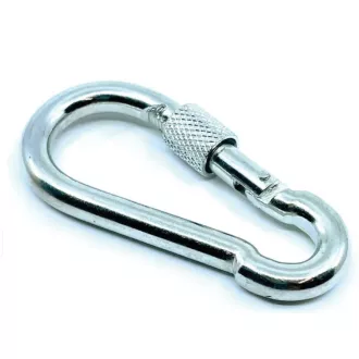   Karabíner D   70x  7 DIN5299  - CSAVAROS  Teherbírás:  40kg