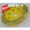 DIATECH gyémánt csiszolótányér CCW-ECO 125x22,2x5,5mm - SÁRGA Turbo szegmenses (Beton, márvány, gránit)