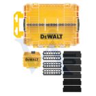 DEWALT Bitfej tárolószertiment doboz DT70802-QZ - TOUGH CASE+ (közepes méretű + kis tartozékos tárolók)