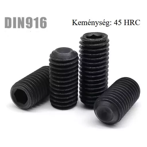 Hernyócsavar BKNY DIN916 BKÚP M-10x80mm - Belső_kúpos