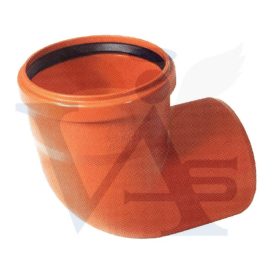 PVC KG könyök 125mm/90° g.gy. KGB