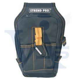   Ácsszeg táska PP kombinált deréköv+csíptető STR-PRO  - 3 zsebes+karabíner (polipropilén)