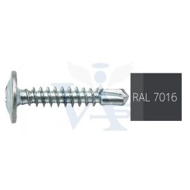   Lemezcsavar ÖNFÚRÓ-OF 4,2x  13,0mm  - OPEL-FEJ RAL7016  (Antracitszürke)