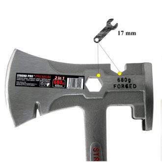   Kőműves kalapács vakolatverő STREND-PRO  - AX-1115 MONOBLOCK-nyél