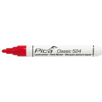   PICA jelölő Filc 524/40 - CLASSIC_Festék_PIROS (2,0-4,0mm hegy)