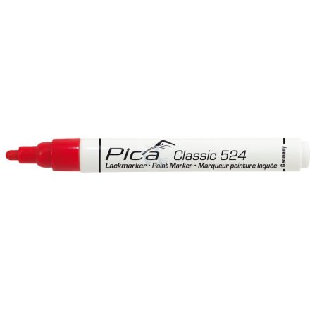 PICA jelölő Filc 524/40 - CLASSIC_Festék_PIROS (2,0-4,0mm hegy)