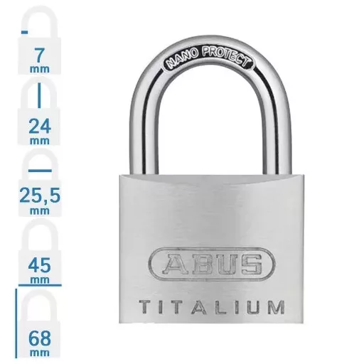 Lakat 35mm ABUS 727 TI/35  TITALIUM lakat 