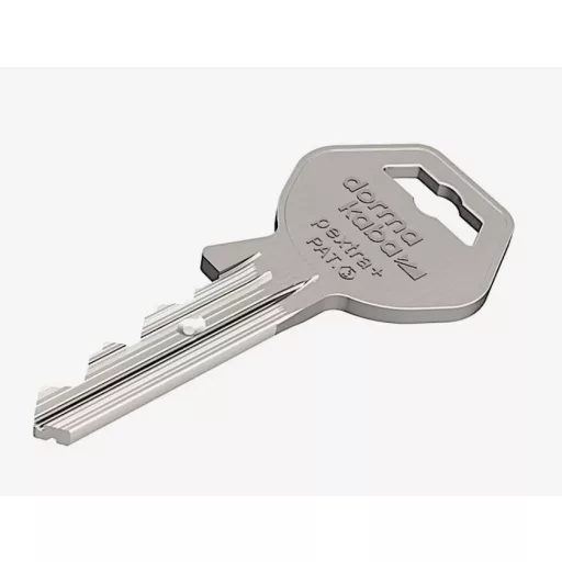 Lakat 45mm nikkelezett "PEXTRA" - 2-kulcsos (acél lakat)