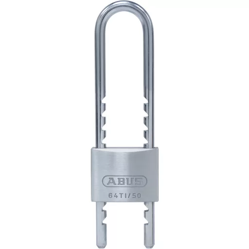 Lakat 50mm ABUS 64 TI/50  TITALIUM lakat (2-db-kulcs/lakat) -KA6514-
