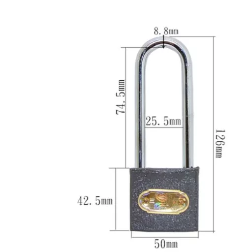 Lakat 50mm Festett KÍNAI Hosszú kengyel  - N°L365