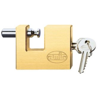 Lakat 60mm U-lakat AMIG  - 3095 U réz-2-kulcsos