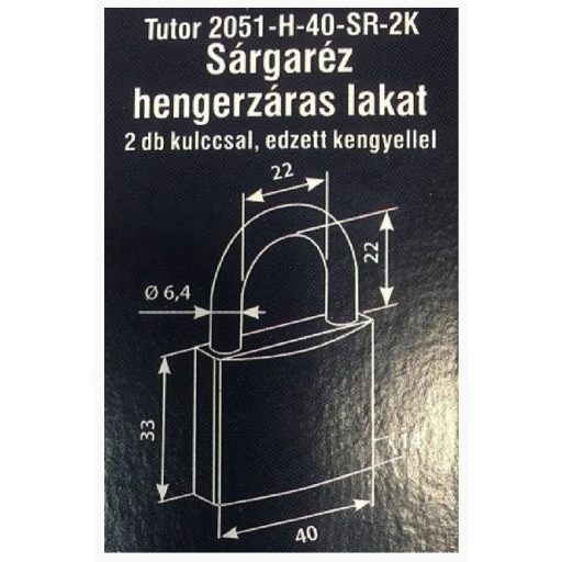 Lakat TUTOR 2051/30-2 kulcsos