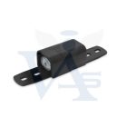 Lakatpánt 240mm Erősített  acél TOKOZ UZ240 - Kétszárnyú ajtóra, kapura, garázsajtóra (kódkártyás)