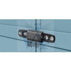 Lakatpánt 240mm Erősített  acél TOKOZ UZ240 - Kétszárnyú ajtóra, kapura, garázsajtóra (kódkártyás)