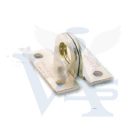 Lakatpánt-szem hajlított  N°60R - ACÉL 55x30mm