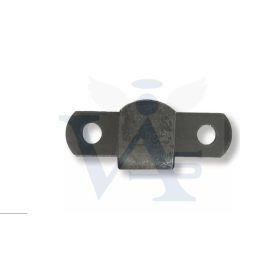   Lakatpánt-szem hegeszthető hajlított  - NATÚR DIN961 lakatvédős változat