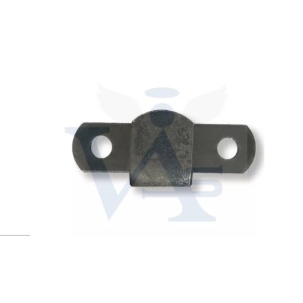 Lakatpánt-szem hegeszthető hajlított  - NATÚR DIN961 lakatvédős változat