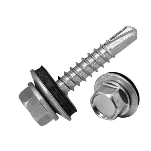 Lemezcsavar ÖNFÚRÓ-HLF 4,8x  19,0mm  - HATL.-FEJ DIN7504/K  EPDM Alátéttel