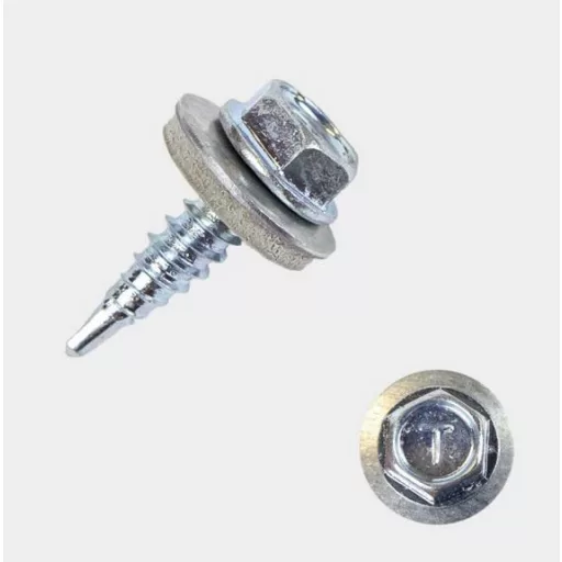 Lemezcsavar ÖNFÚRÓ-HLF 4,8x  19,0mm  - HATL.-FEJ DIN7504/K Horg.(Zn) FŰZŐCSAVAR (lemez átfedéshez)