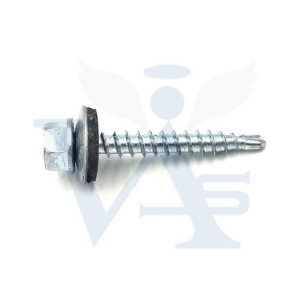 Lemezcsavar ÖNFÚRÓ-HLF 4,8x  55,0mm  - HATL.-FEJ DIN7504/K  EPDM ALÁTÉT FAMENET