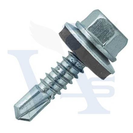 Lemezcsavar ÖNFÚRÓ-HLF 5,5x  25,0mm  - HATL.-FEJ DIN7504/K  EPDM Alátéttel