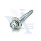 Lemezcsavar ÖNFÚRÓ-HLF 5,5x  38,0mm/12  - HATL.-FEJ NAGY-fúrásteljesítményű EPDM alátétes