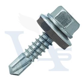   Lemezcsavar ÖNFÚRÓ-HLF 4,8x  19,0mm  - HATL.-FEJ DIN7504/K  EPDM Alátéttel ÖMLESZTETT 